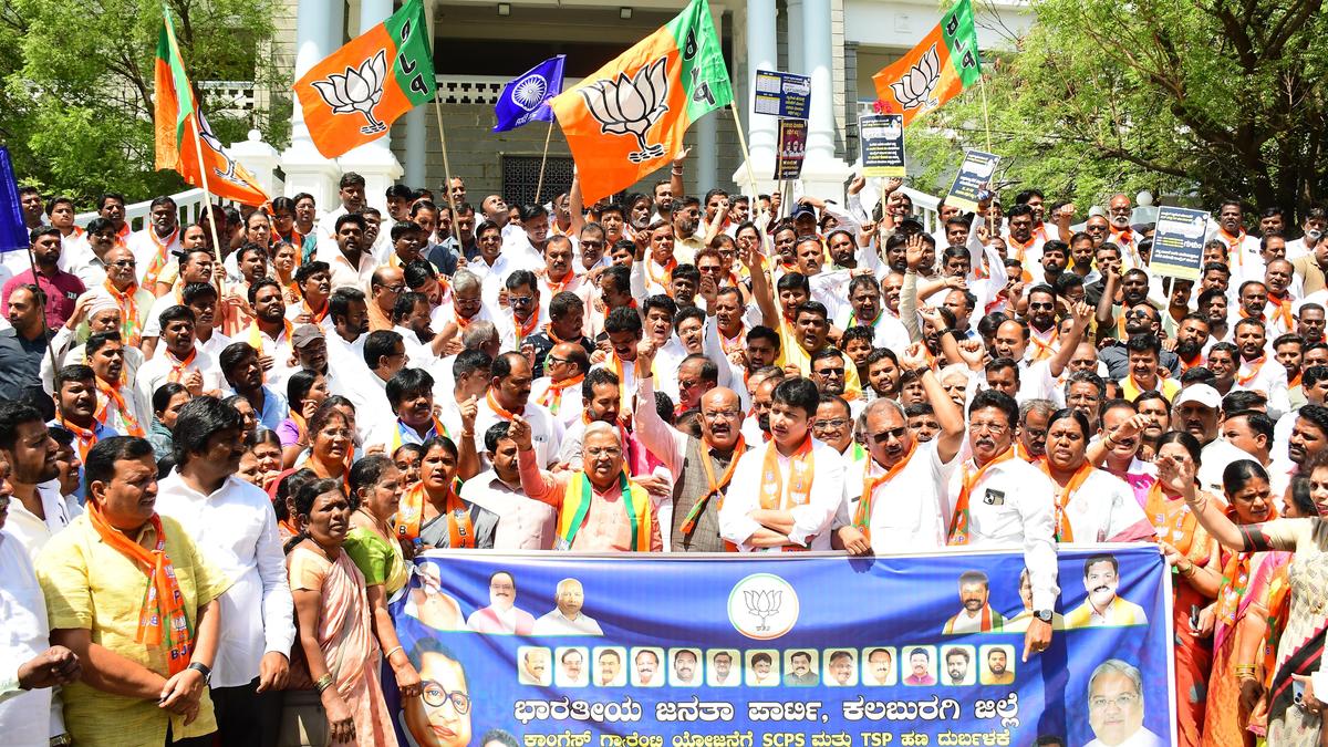 Congress govt. wants to turn Dalits beggars by diverting SCSP-TSP funds, says Karjol