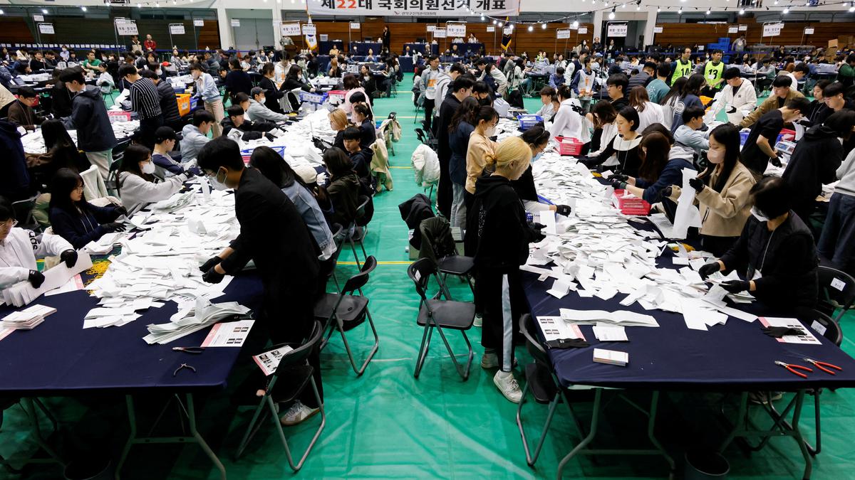 South Korea opposition wins landslide parliamentary vote in resounding blow to Yoon