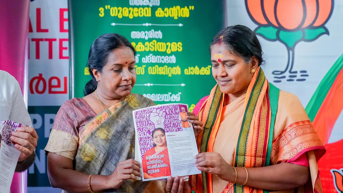 Lok Sabha polls | NDA unveils vision document in Kerala’s Alappuzha constituency