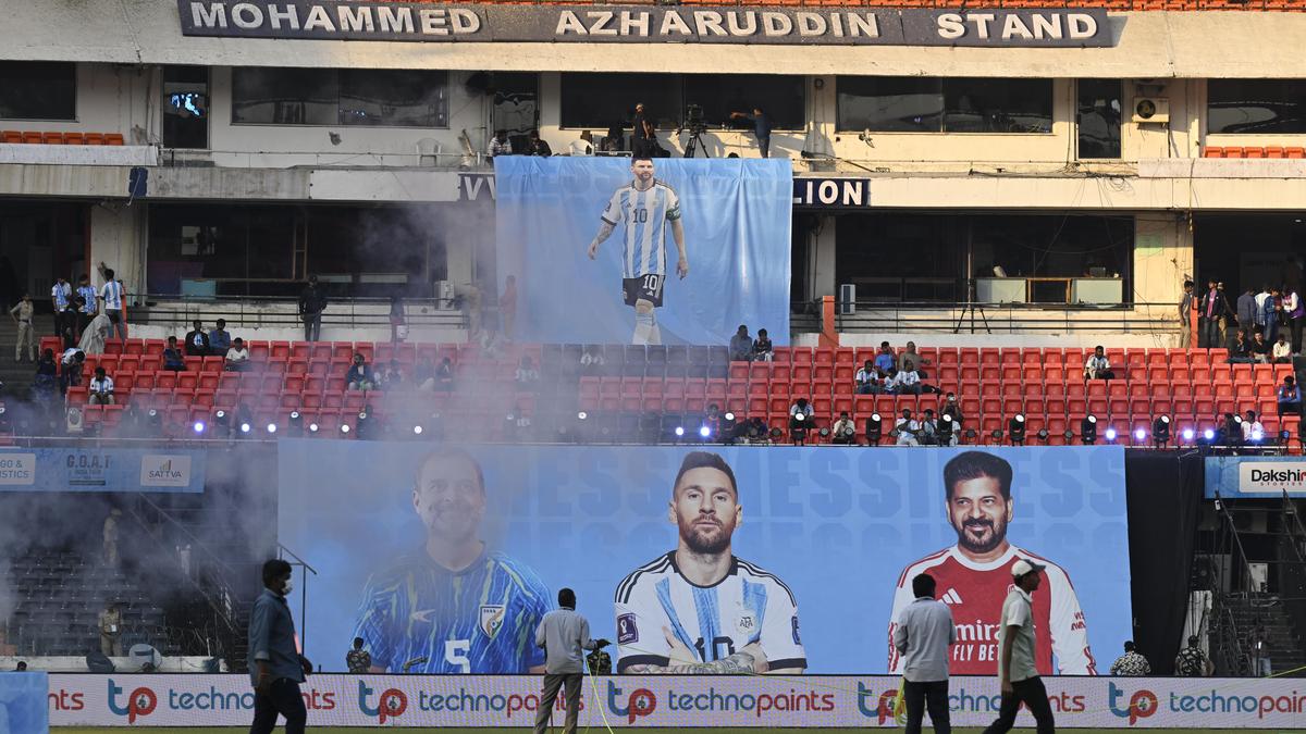 Messi to enter Hyderabad stadium at 7.50 p.m. and leave at 9 p.m.