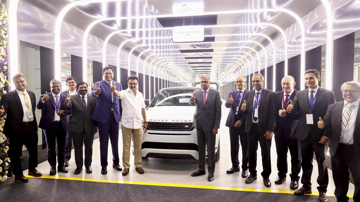 Tata Motors opens ₹9,000-crore Jaguar Land Rover car manufacturing plant in Tamil Nadu’s Ranipet