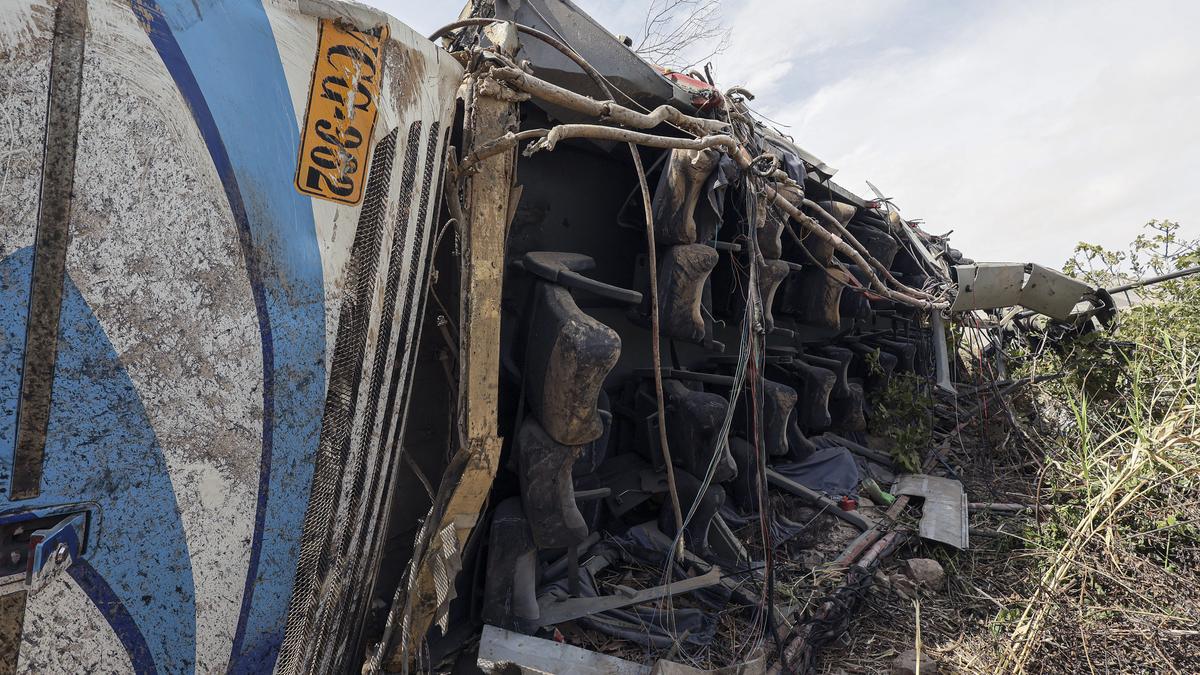 Passenger bus plunges into a ravine in southern Peru killing at least 37