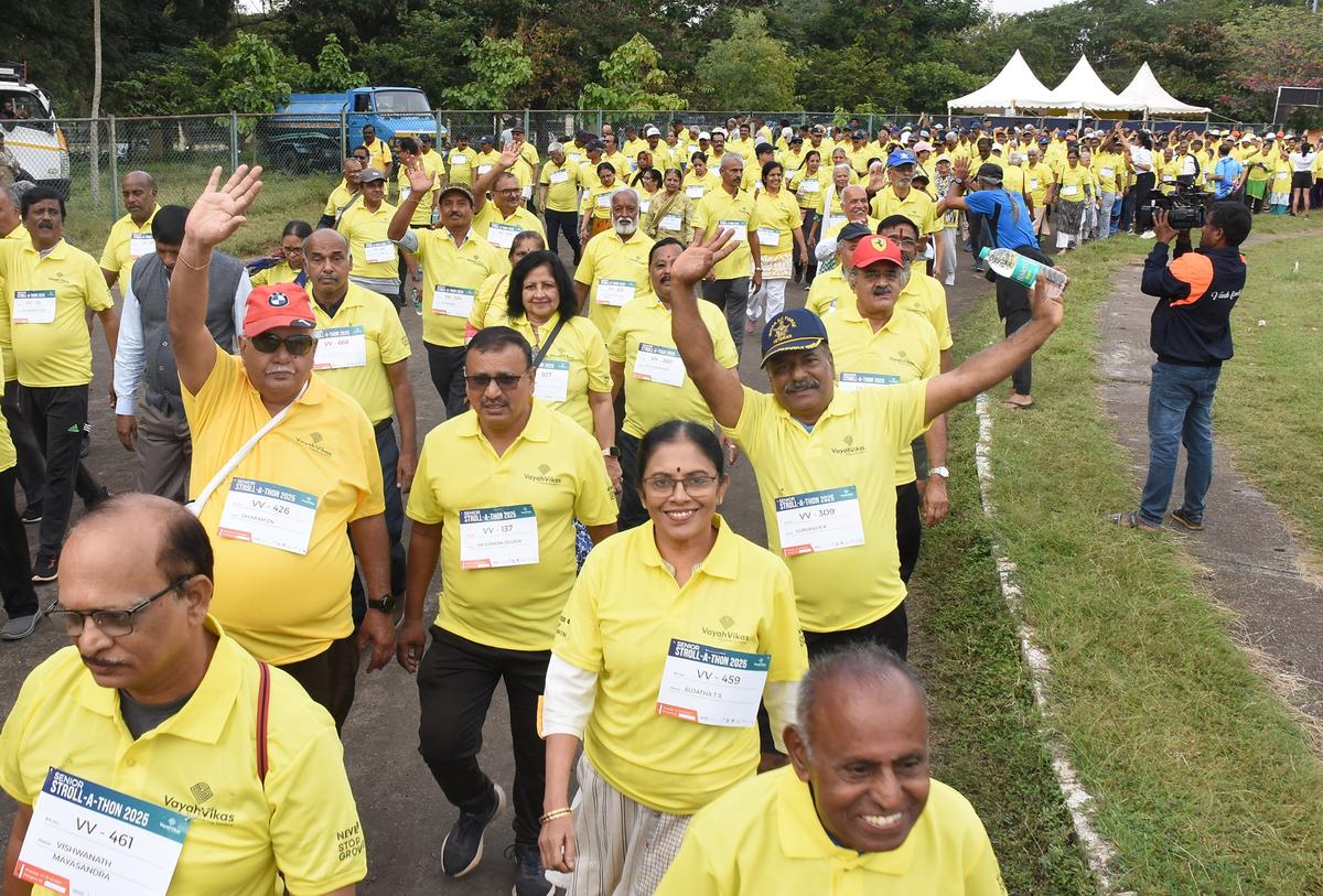 ‘Stroll-a-Thon’ held in Mysuru for senior citizens to promote healthy living