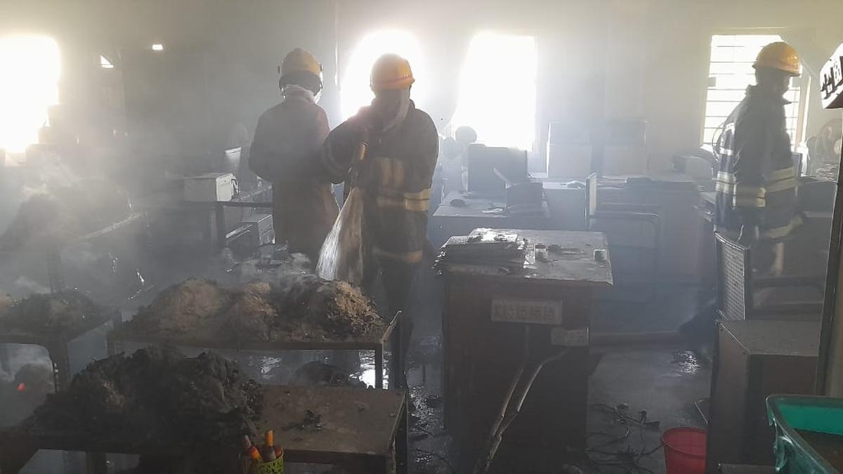 Fire damages post office computers, printers, furniture