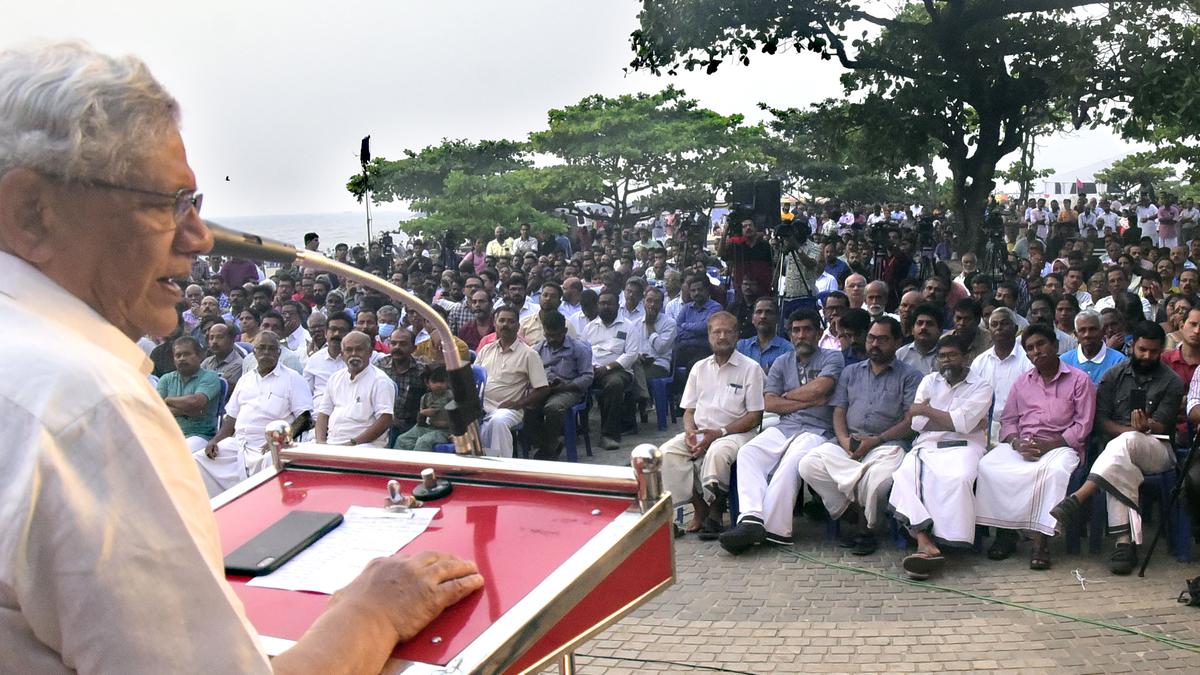 Criticism of Modi, Adani being termed as affront to nationalism, says Yechury