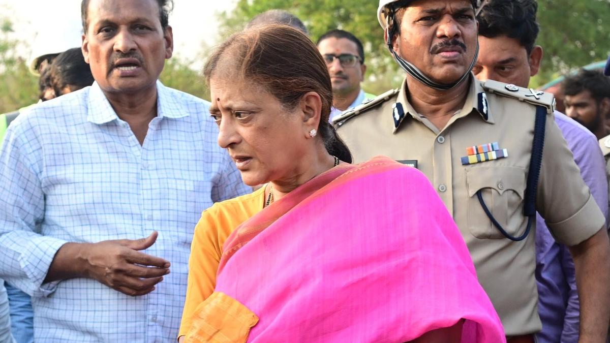 ADC Chairperson inspects Amaravati infra works