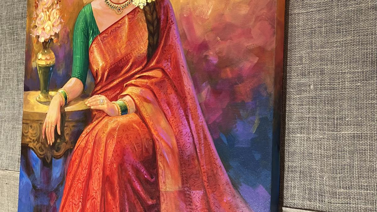 kerala woman painting