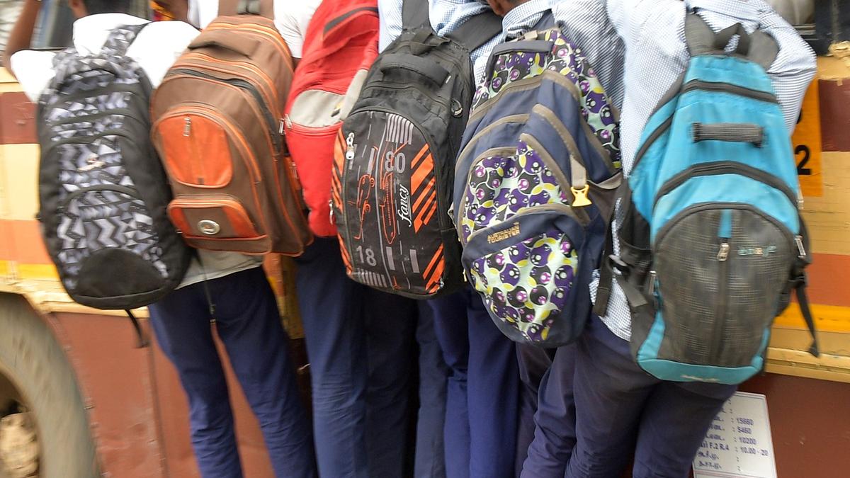 Footboard travel in buses, a common sight in Tiruchi The Hindu