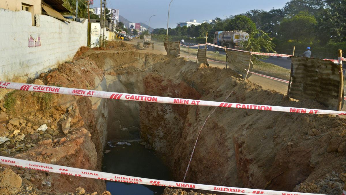 Underground drainage project a big mess in Visakhapatnam, allege MLAs under GVMC limits in the State Assembly