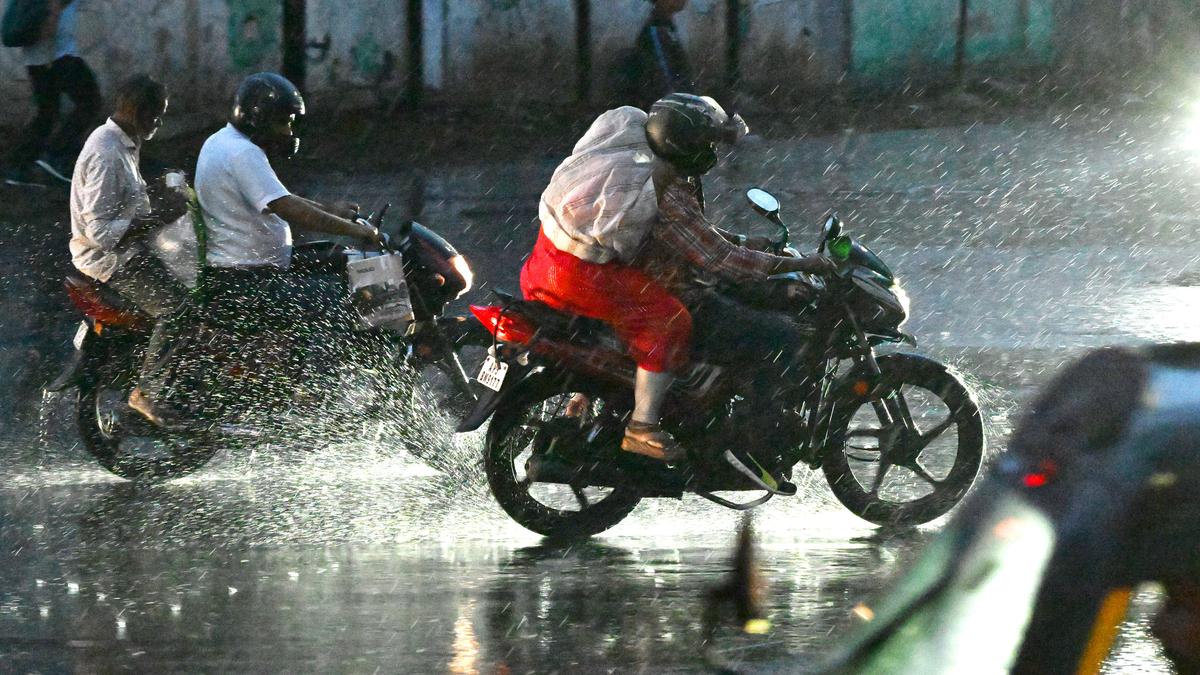 Moderate to heavy rains lash North Coast Andhra Pradesh