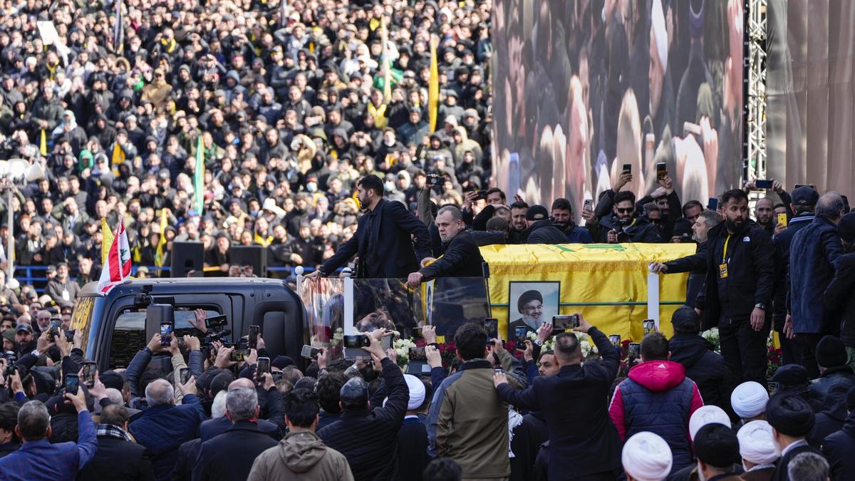 Tens of thousands attend Beirut funeral of Hezbollah leader Nasrallah five months after his killing