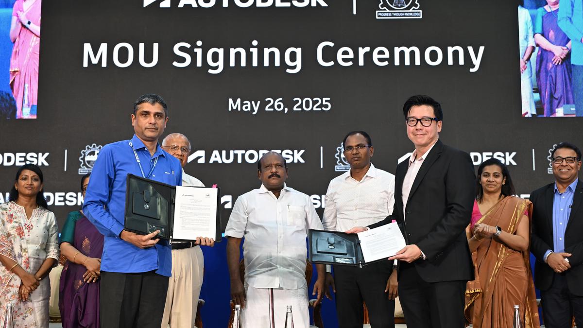 Anna University signs MoU with Autodesk to set up design and innovation lab