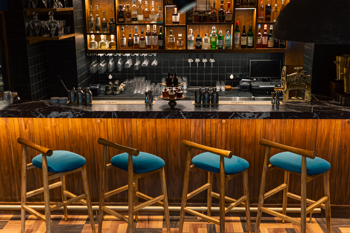 The bar The bar