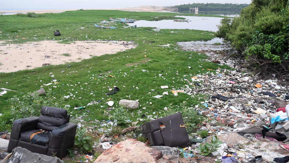 Corporation plans campaign to create awareness on accumulation of garbage along Adyar creek
