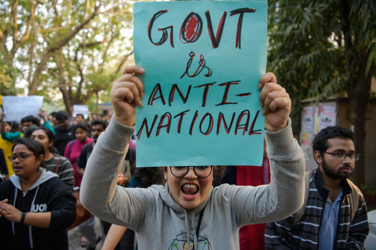 A protest against the Citizenship Amendment Act in Kolkata, December 2019. A protest against the Citizenship Amendment Act in Kolkata, December 2019.