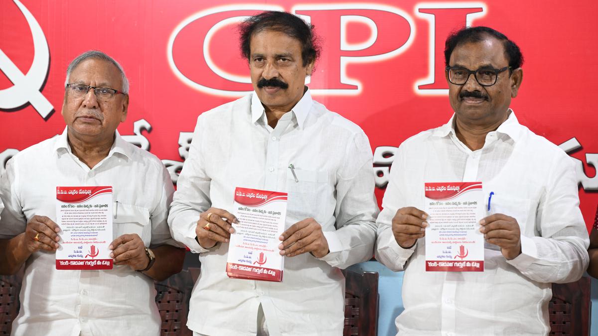 SCS, captive mines for VSP, Amaravati figure in CPI manifesto