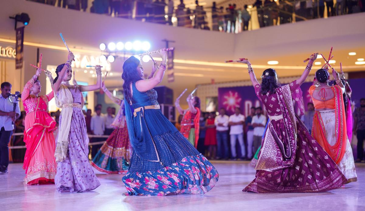 Dandiya performance at Lulu Mall in Thiruvananthapuram last year