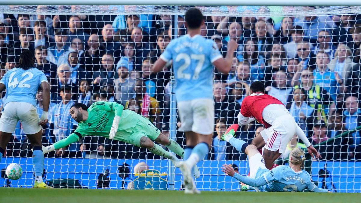Premier League | Man City's Haaland nets winner against Arsenal to close gap in title race; Van Dijk clinches derby for Liverpool