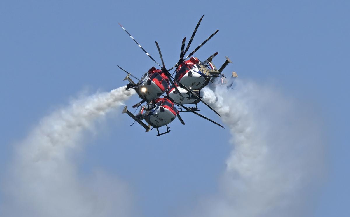 IAF air show rehearsal at the Marina Beach in Chennai on October 2, 2024