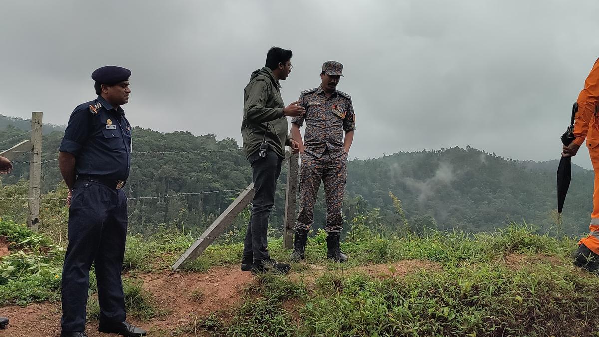 Landslip in Kodagu in region bereft of human habitation