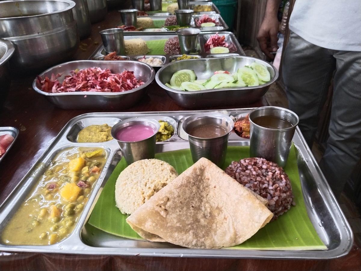 Lunch ready to be served at Pathayam Lunch ready to be served at Pathayam