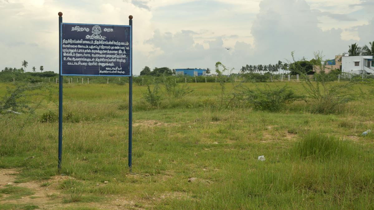 With prices shooting up, officials steps up surveillance to protect government land at Panjapur from encroachers