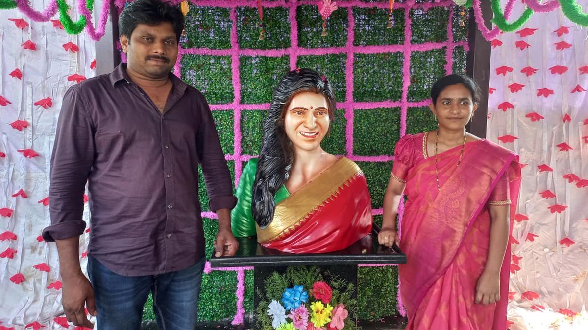 Impressed by Samantha Ruth Prabhu’s charity work, fan builds temple for her