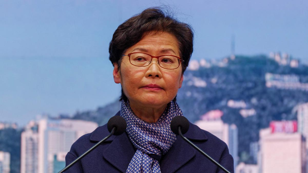 Hong Kong leader Carrie Lam says she won't seek second term