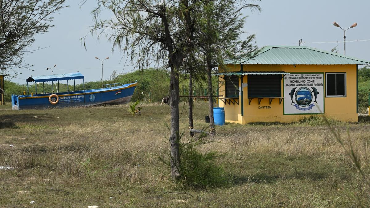 Glass bottom boat launched to promote ecotourism at Tharuvaikularm in a state of disrepair