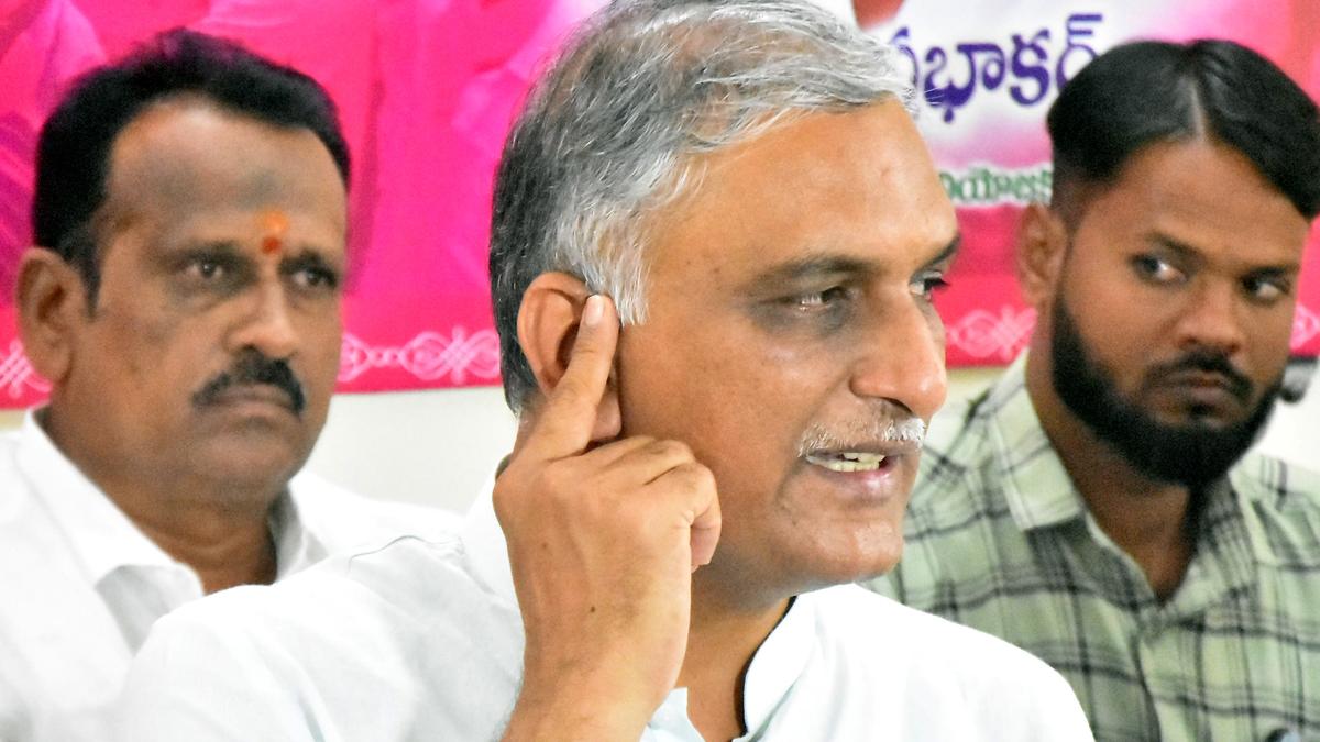 Former BRS Minister Harish Rao named as prime accused in conspiracy and extortion case; three arrested