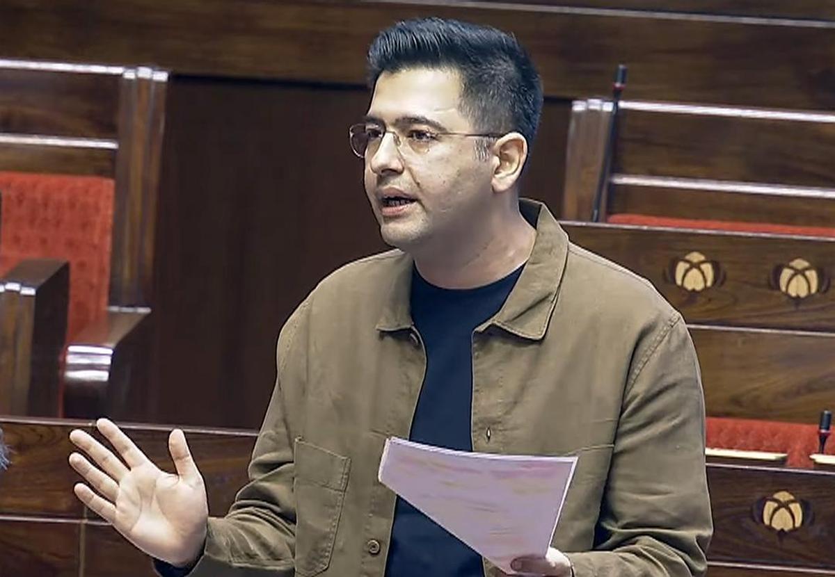 AAP writes to Rajya Sabha to remove Raghav Chadha as party’s deputy leader
