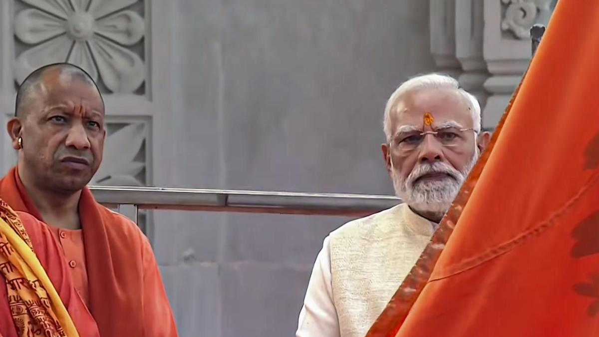Ayodhya Ram temple: Turning point in India’s cultural consciousness, says PM as he hoists saffron flag  www.thehindu.com