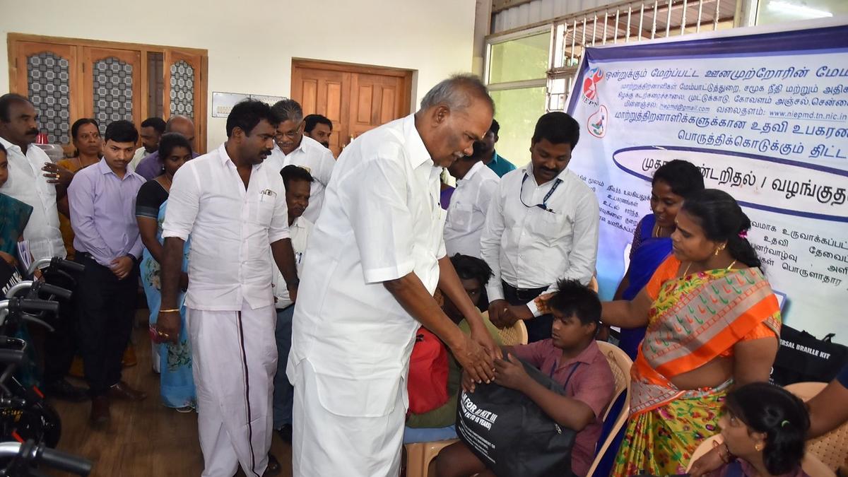 Speaker disburses ₹3.28 crore assistance to Makkaludan Mudhalvar scheme beneficiaries