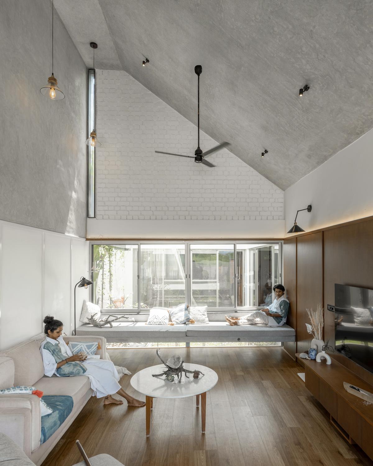 The home is personified as a docked ship that comprises multiple communal spaces