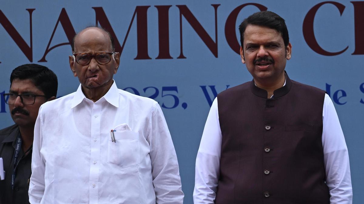 Devendra Fadnavis not party to NCP merger talks, has no right to comment: Sharad Pawar - The Hindu by Authors