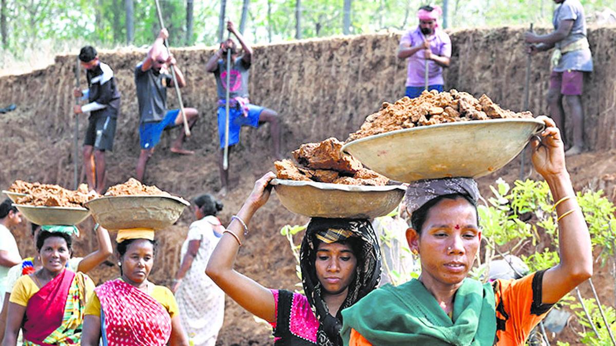 A.P. sees 11.8% dip in job generation under MGNREGA during April-Sept.