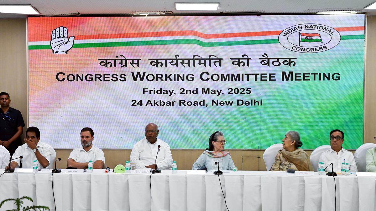 Teach Pakistan a lesson for Pahalgam, says Congress Working Committee
