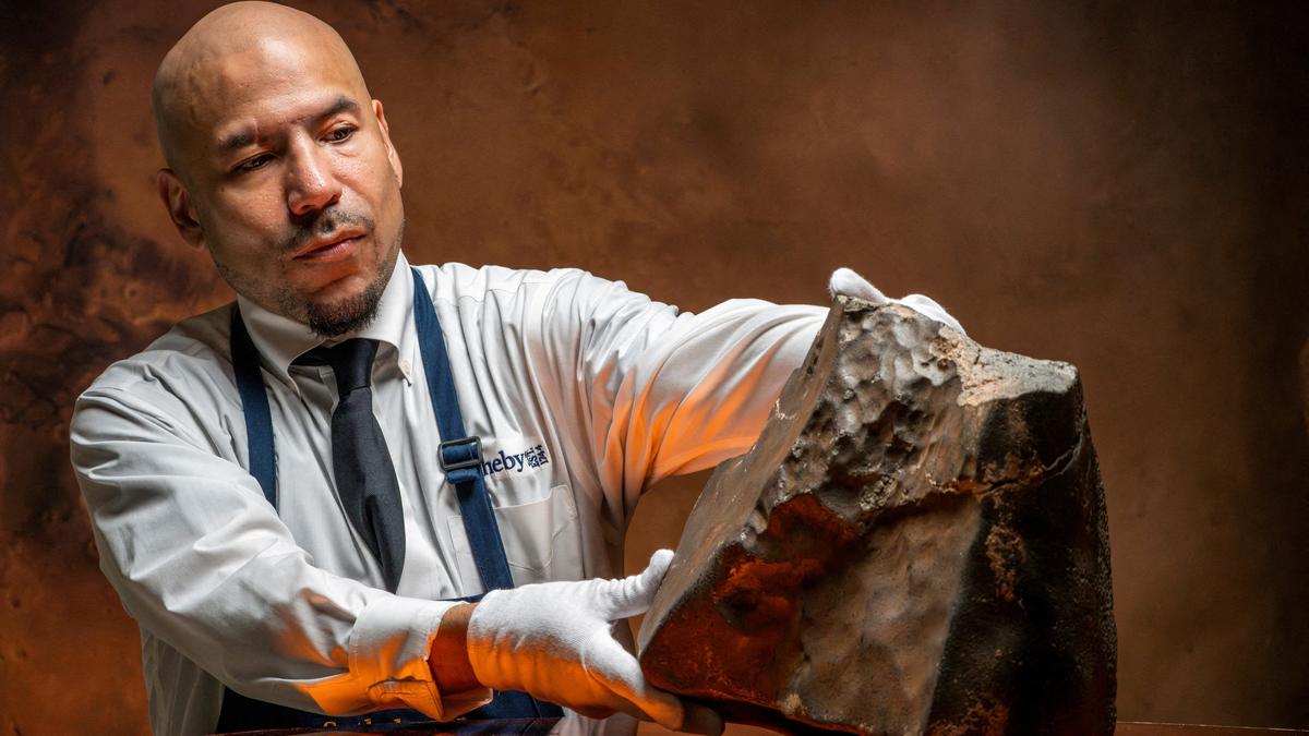 Auction of world's largest Mars meteorite sparks ownership debate