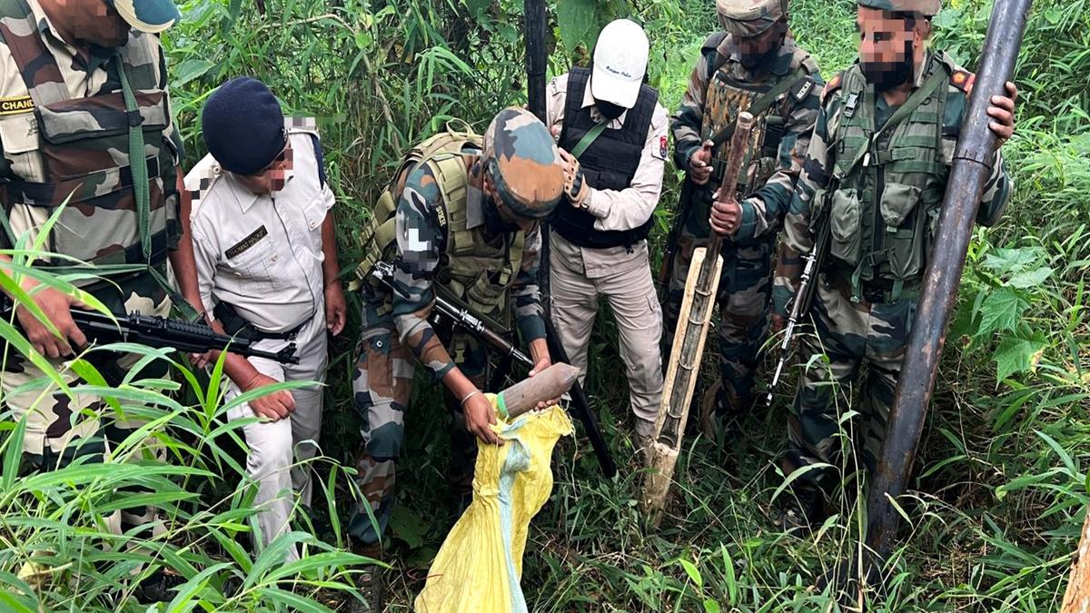 Security forces recover arms, explosives in Manipur