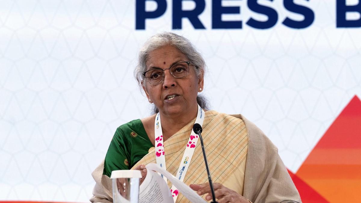 Nirmala Sitharaman attends high-level meeting on Sri Lankan debt issues