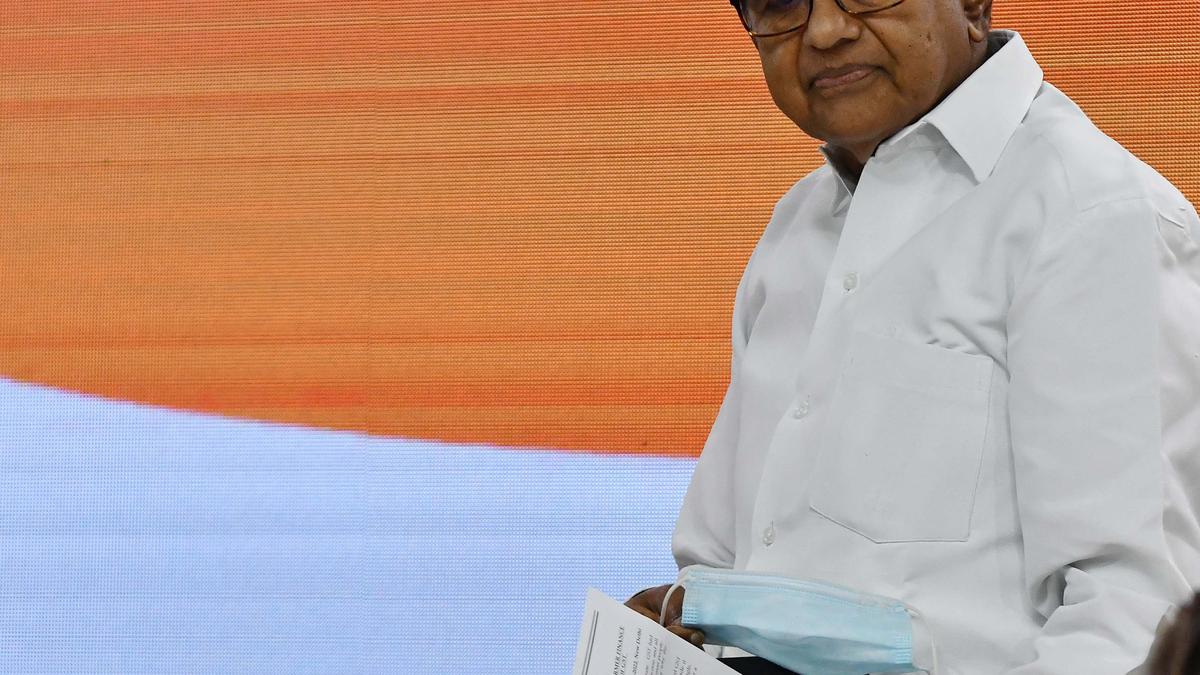 Centre in ‘denial mode’ of India’s poverty, hunger issues: P. Chidambaram