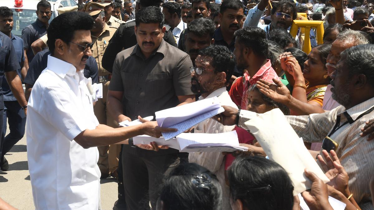 Resolve petitioners’ problems at the earliest, T.N. CM Stalin tells Madurai district officials