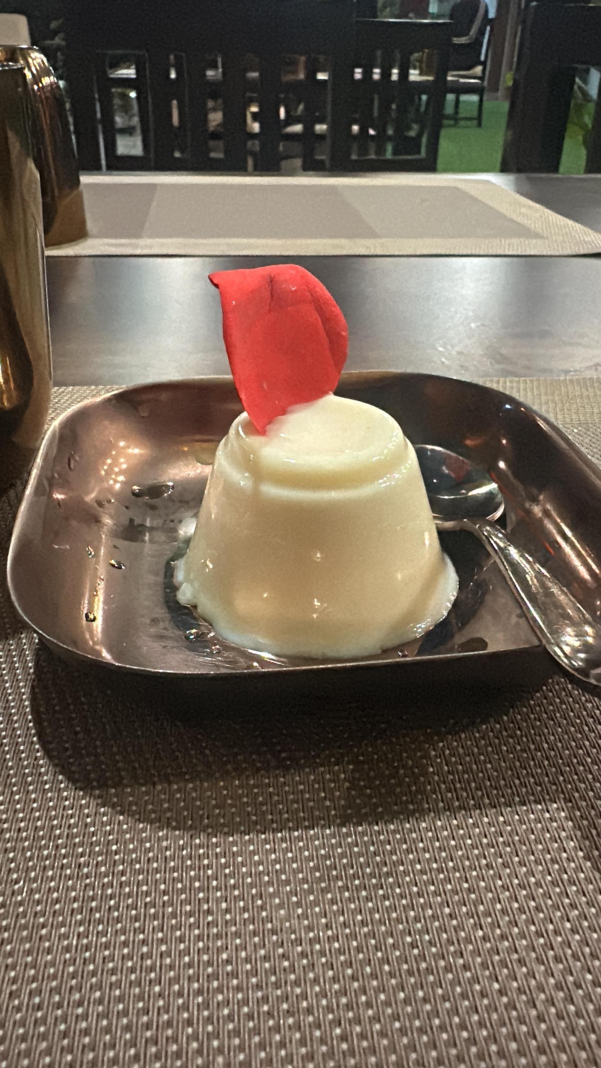Tender coconut pudding 