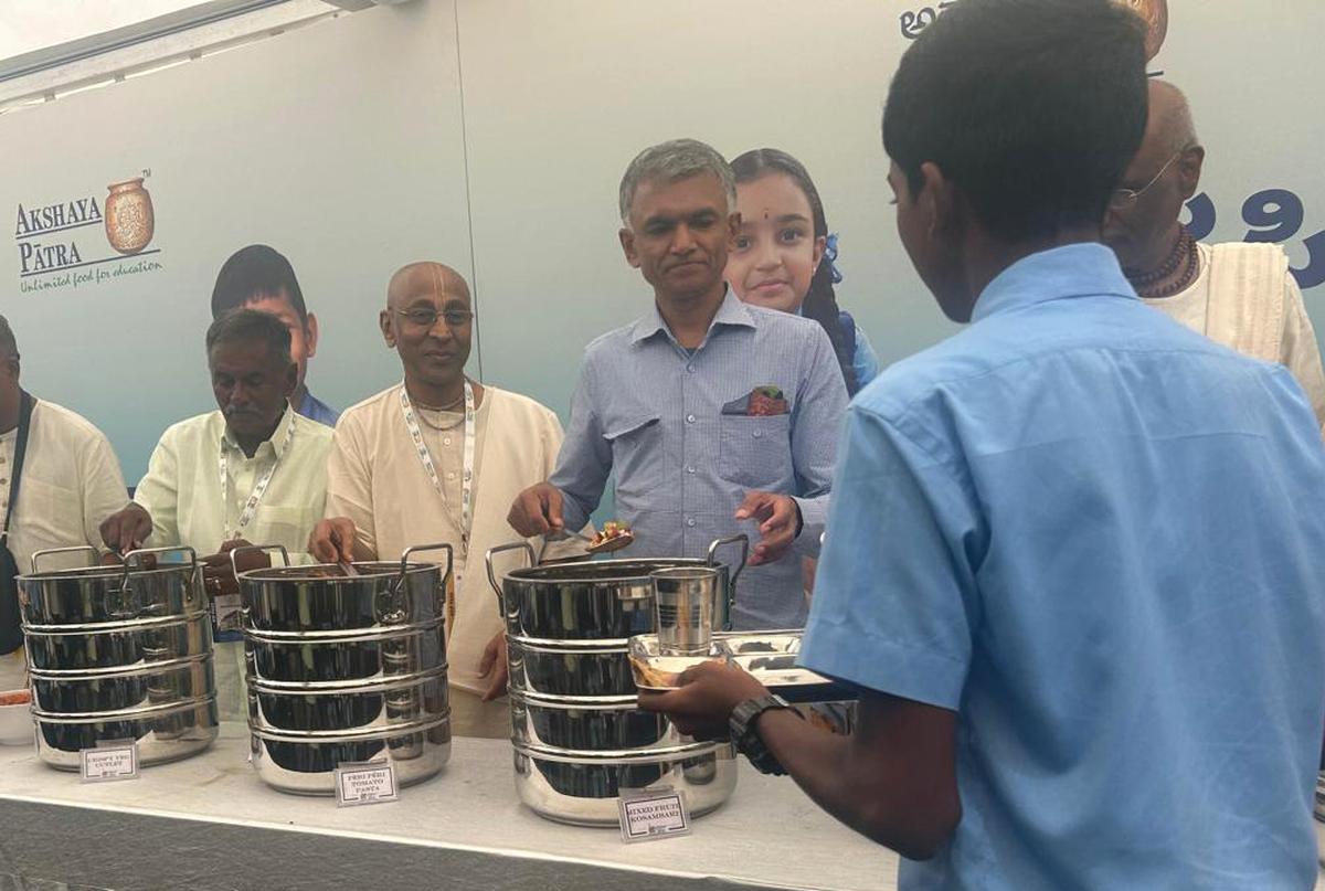 Akshaya Patra Foundation’s 75th kitchen inaugurated - The Hindu