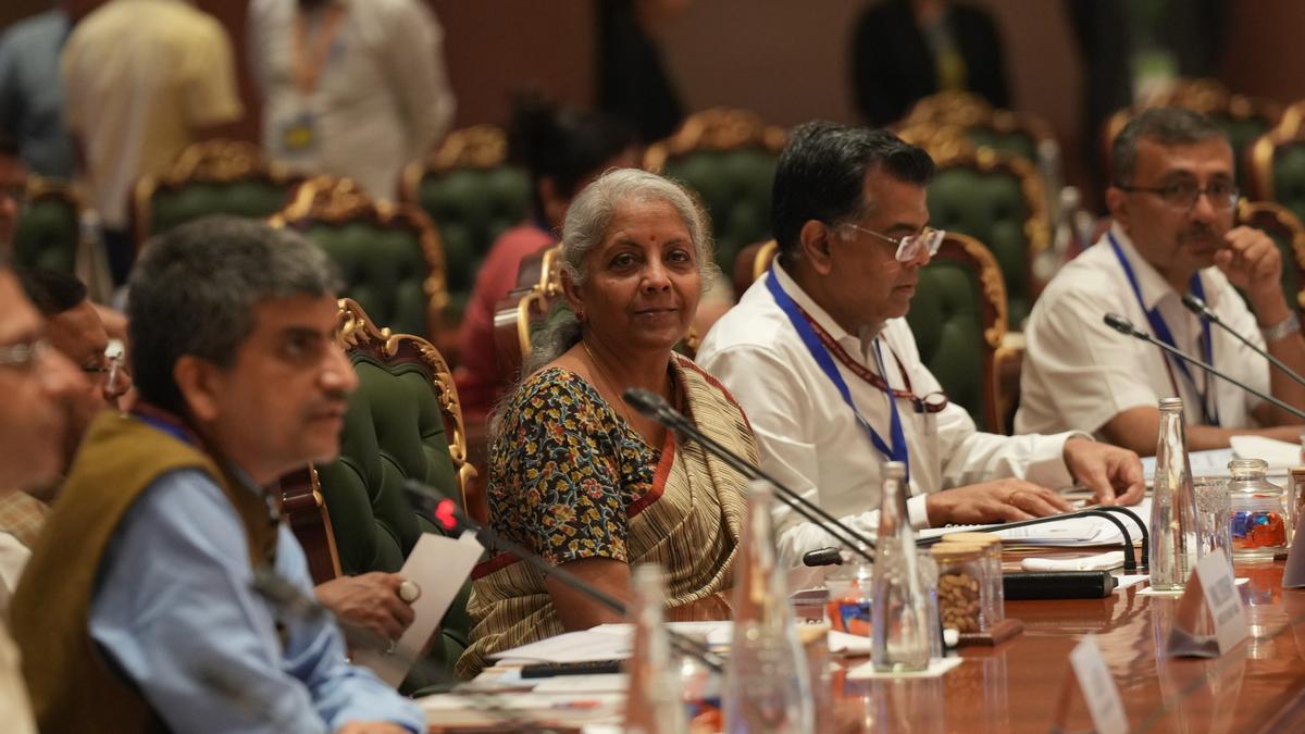 Union Finance Minister Nirmala Sitharaman chairs pre-budget meeting with State Finance Ministers