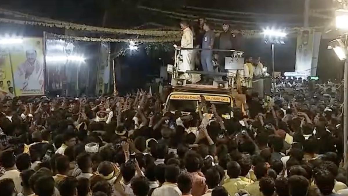 Eight die in stampede at Chandrababu Naidu’s public meeting