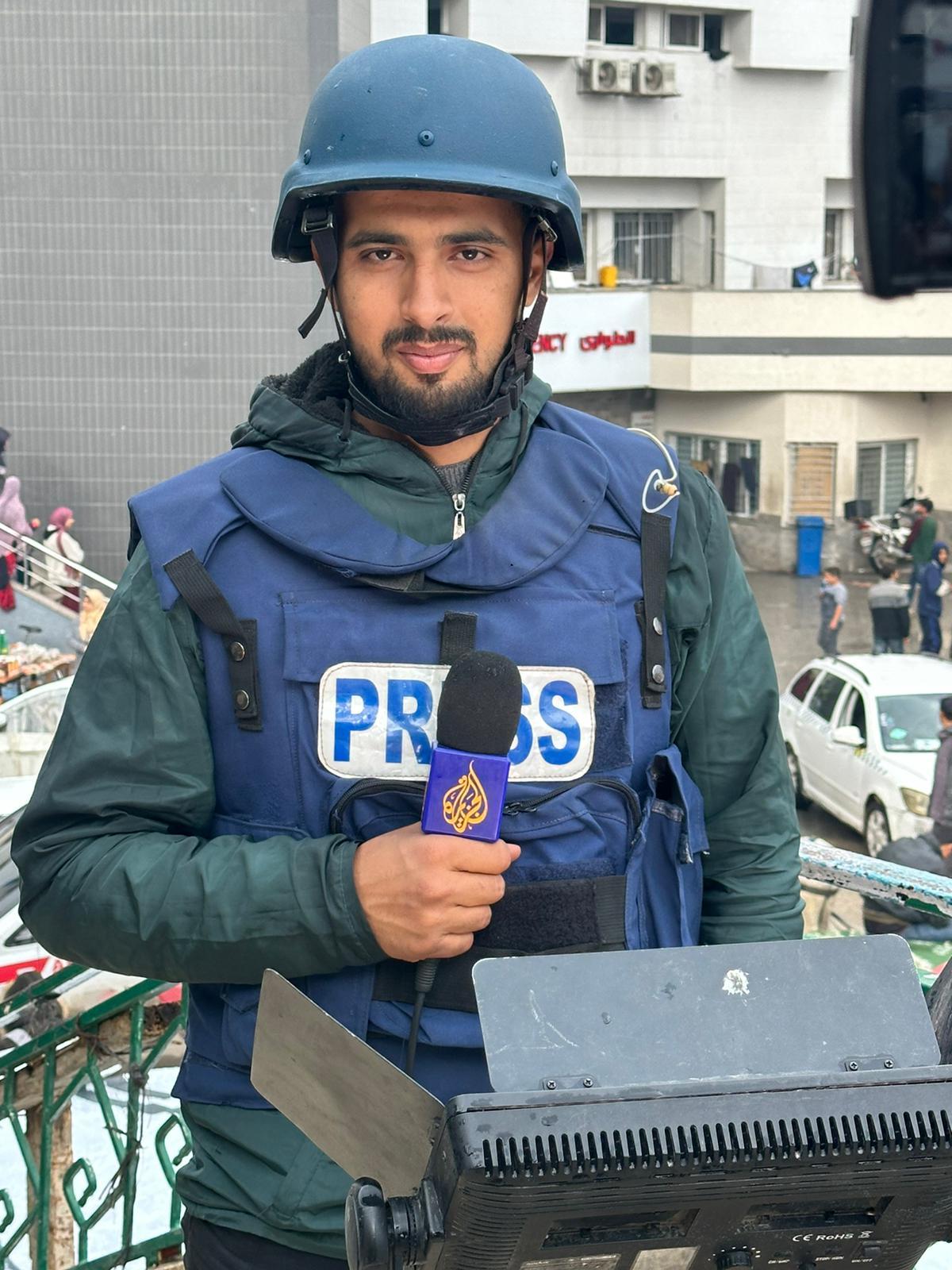 Ismail Al Ghoul, a 27-year-old Palestinian journalist who was detained and killed in a later incident by Israeli Army