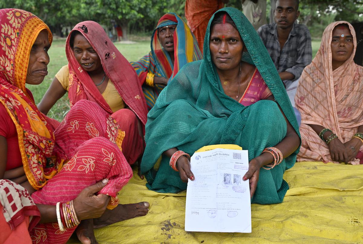 Punam Devi took two loans from two microfinance institutions: one for her son’s treatment of meningitis and the other for the treatment of her husband, who lost his leg in an accident. 