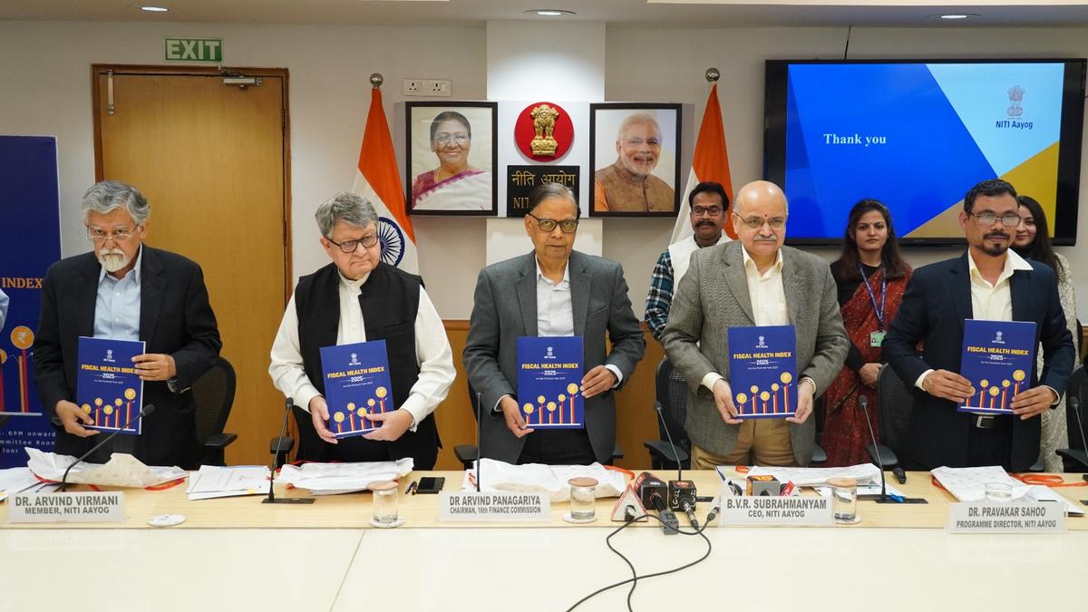 Odisha, Chhattisgarh, Goa among top-performing States in NITI Aayog’s fiscal health index