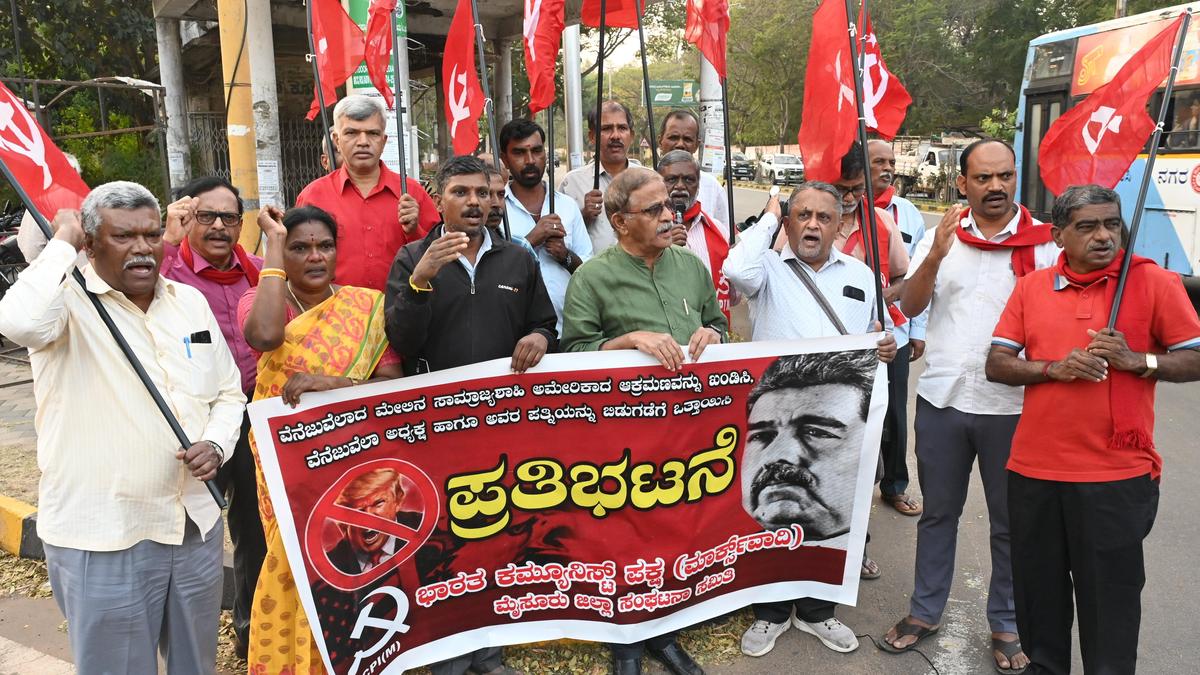 CPI(M) protests U.S. aggression in Venezuela
